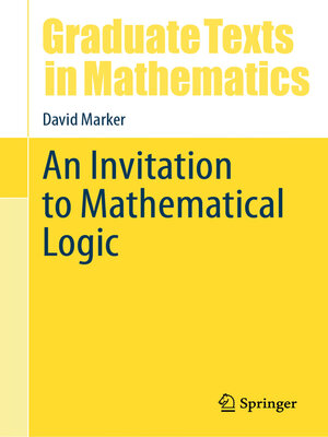 cover image of An Invitation to Mathematical Logic